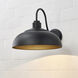 Levitt 1 Light 11.63 inch Natural Black Outdoor Wall Light